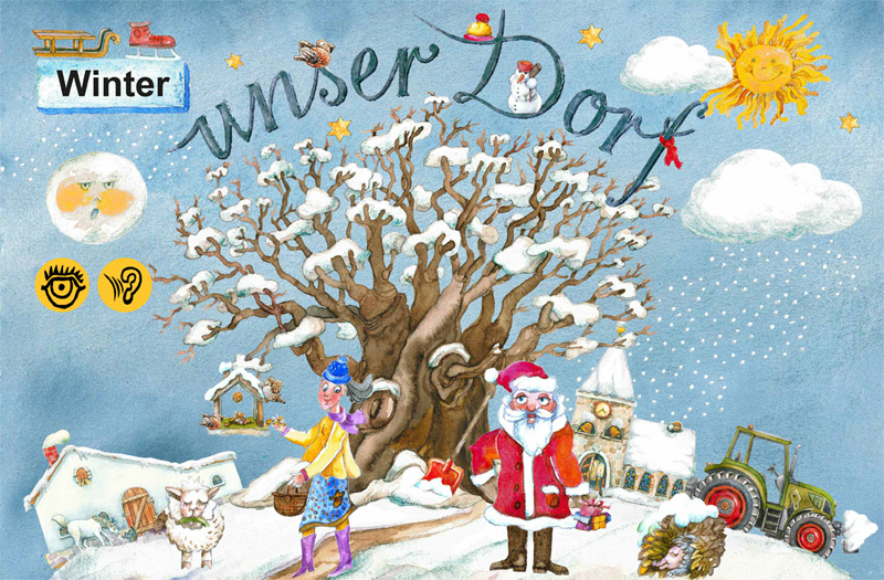 ebook Kinderbilderbuch Winter Jahreszeiten enhanced