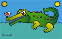 Krokodil ebook Bilderbuch animiert